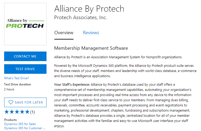 Find Protech on Microsoft AppSource
