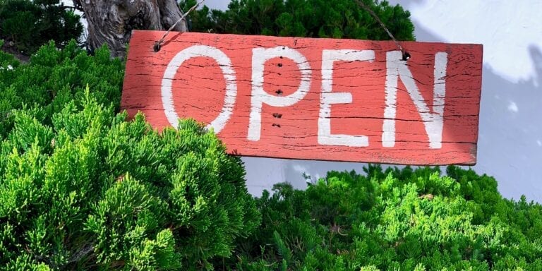 Open Sign